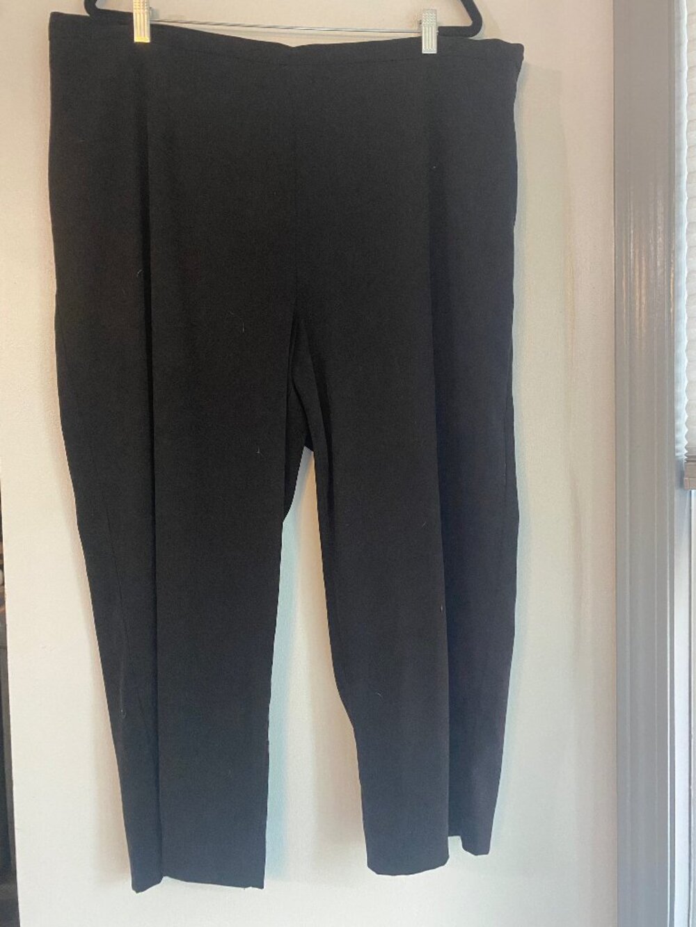 Sag Harbor Black Pull On Dress Pants